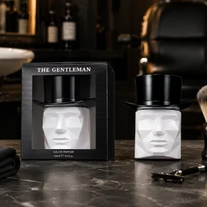 The Gentleman Men MORAKOT Eau De Parfum 100ml Woody Aromatic Scent Sculpture Top Hat Bottle Long Lasting Masculine Fragrance