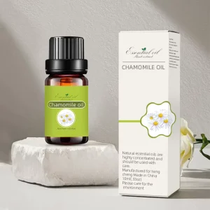 Therapeutic Grade Chamomile Essential Oil 100% Natural Steam Distilled in Glass Bottle OEM ODM for Aroma Diffuser