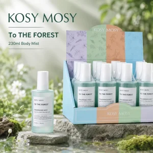 Top Quality 230ml Room Spray KOSY MOSY Long Lasting Fabric Splash Natura Forest Fragrance Home Fragrance for Daily Air Freshener