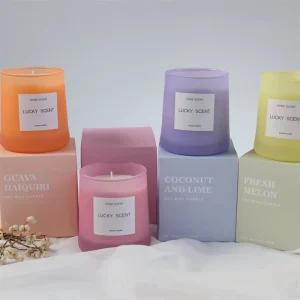 Top Selling Private Label Luxury Aroma Fragrance Scented Candle High Quality Soy Wax Candle With Packaging