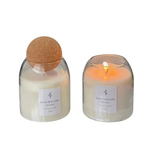 Tourism Canned Blue Minimalist Style Soy Wax Cup shaped Aromatherapy Candle Home Bedroom Fragrance Incense Practical Gift