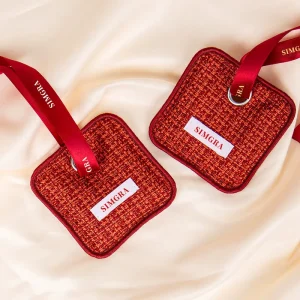 Traditional Car Sachet Hanging Air Freshener Aromatherapy Fragrance Perfume Packaging Custom Scent Sachet Classic Tweed Gift