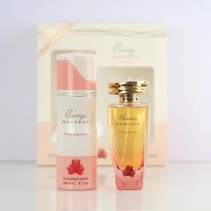 Two Piece Perfume Gift Set Scented Body Spray & Eau De Parfum All Over Body Moisturizing with Variety Fragrances for Gift Giving