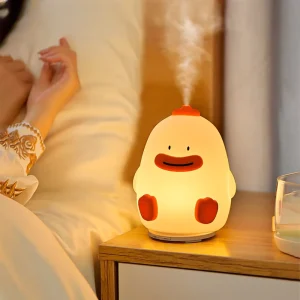 USB Electric Mini Ultrasonic Humidifier LED Night Lights Cold Steam Aromatic Essential Oil Diffuser Home Bedroom Car Home
