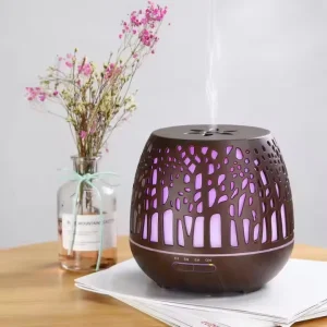 USB Electric Ultrasonic Essential Oil Aroma Diffuser and Air Humidifier with 7 LED Colors