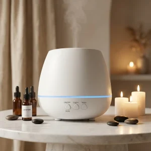 USB Essential Oil Aroma Diffuser Ultrasonic Cool Mist Air Freshener Humidifier for Home and Office