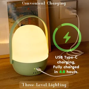 USB-Powered Mini Rechargeable Battery Aroma Diffuser Portable Essential Oil Diffuser for Hiking and Outdoor Use