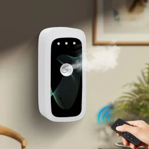 USB-Powered Plastic Ultrasonic Aroma Diffuser and Humidifier with Remote Control for Home and Car