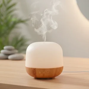 Ultrasonic Cool Mist air Humidifier Aromatherapy Diffuser Fragrance Scent Diffuser with Timer & LED Light for Home Office Yoga