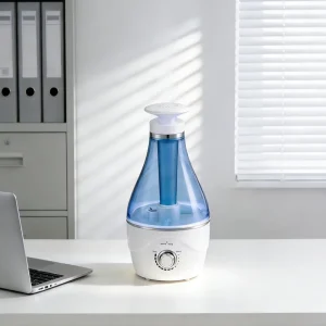 Ultrasonic Electric Essential Oil Aromatherapy Diffuser with High-Output Cool Mist and Night Light