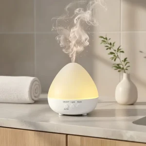 Ultrasonic Smart LED Portable Essential Oil Aroma Diffuser and Humidifier for Desktop