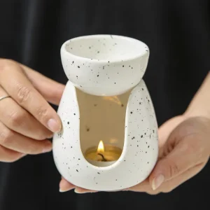 Unique Oil Burners Essential Oil Furnace Household Romantic Burner Melt Wax Warmer Diffuser Home Decor Small Candle Oil Burner