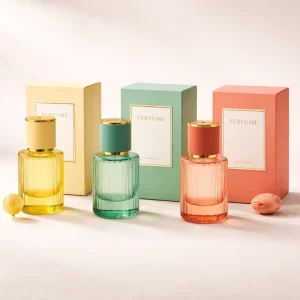 Unique Perfume Bottles 30ml 50ml Perfume Bottle and Box Glass White Perfume Spray Bottle Frosted Perfume Bottle