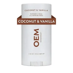 Unisex Coconut Vanilla Deodorant Stick Natural Herbal Adults Effective Odor Protection Antiperspirant Long Lasting Aluminum Free