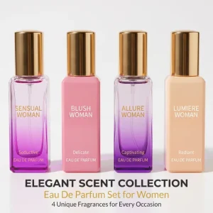 Unisex Delicate Alluring Long lasting Scent Perfume High end Luxury Fragrance Kit Ideal for Holiday and Birthday Gift Present