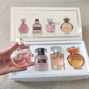 Unisex Floral Fragrance Perfume Set for Women Stylish Mist with Scents of Rose Milk Jasmine Coconut and Honey Ready to Ship