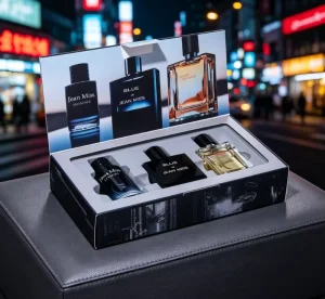 Unisex High Quality Private Label Eau De Parfum Cologne Sample Size 30ml Woody Scent Long Lasting Body Spray Gift Set