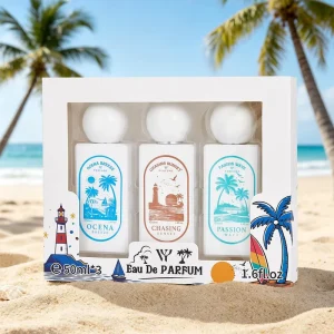 Unisex Perfume Gift Set 3 X 50ml Long Lasting Fresh Fragrance Collection for Daily Wear and Special Occasions
