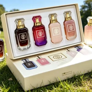 Unisex Perfume Gift Set Long Lasting Woody Fragrance Mini Perfume Collection OEM ODM Luxury Gift Box Travel Spray