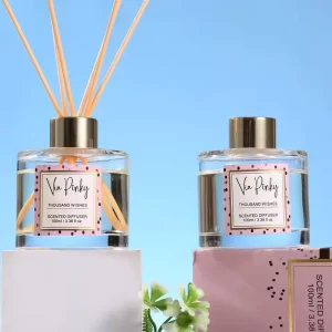 VP8001 1 100ml Cross border Via Pinky Price Living Room Fire Free Air Fresh Fragrance Aromatherapy for Woman