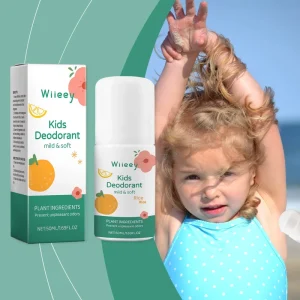 Vanilla Citrus Roll On Fragrance Natural Refreshing Long Lasting Unisex Children’s Antiperspirant Deodorant