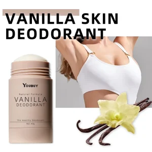 Vanilla Deodorant Stick Reduces Underarm Odor Stops Sweating Natural Refreshing Effect Support Dropshipping Service