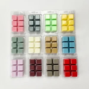 Various Colors Low MOQ Soy Wax Art Candle Aroma Melts Cube Shape Scented Blocks Aromatherapy Christmas Easter Home