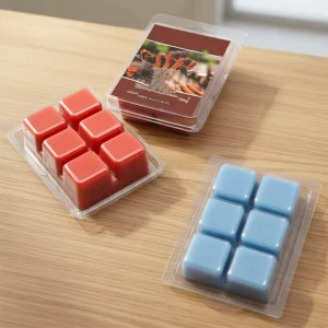 Various Colors Soy Wax Aromatherapy Art Candle Scented Blocks Cube Shape Floral Fragrance Home Decoration