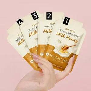 Vegan Formula Milk Honey Spa Pedicure Kit Nail Beauty Shop Stable Restock Support Full OEM One Stop Service