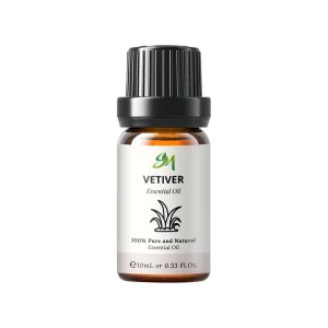 Vetiver Essential Oil, 100% Pure Natural Fragrance for Perfumes and Aromatherapy