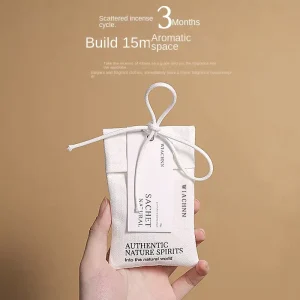 Wardrobe & Bedroom Aromatherapy Fragrance Sachet with Corncob Material Moisture-Proof Long-Lasting Scent for Clothes Car Pendant