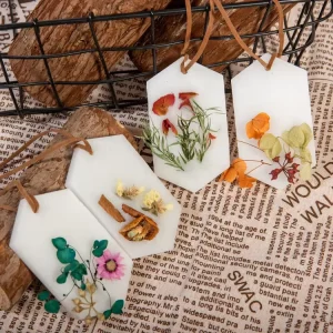 Wardrobe Freshener Melts Home Closet Hanging Scent Wax Candle Tablets