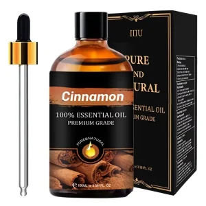 Warm Spicy Cold-Pressed Cold-Relieving 100% Plant Extract Cinnamon Essential Oil 100ml Bulk for Fragrance Massage and Bath