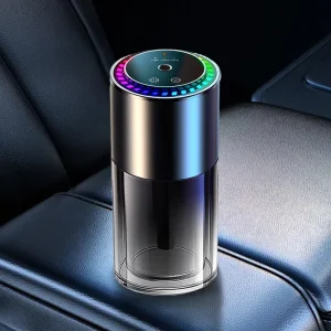 Waterless 3 in 1 Smart Aroma Diffuser with Rechargeable LED Lighting & Nano Mist Auto Sensing for Car Home & Work