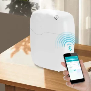 Waterless Electric Two Fluid Aroma Diffuser for Hotel Household Use App Control Low Noise Fine Mist Atomization Sensitive Touch