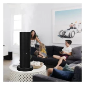 Waterless Oil Scent Machine Smart Electric Black Metal Home Aroma Diffuser
