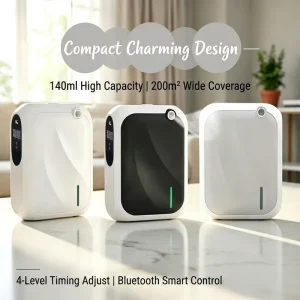 Waterless Scent Diffuser Plug-In Timing Aroma Machine for Hotel Home and Commercial Use with Custom Support