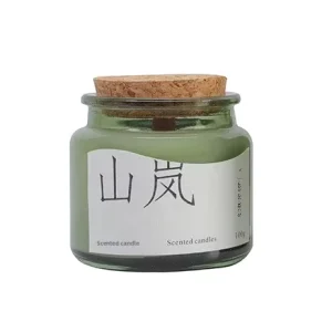 Wax Sealed Green Cup Aromatherapy Mosquito Repellent Soy Wax Scented Candle Jar Custom for Home Indoor Use Creative Niche Gift