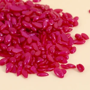 WaxNewk Newest Glitter Unscent Violet 1kg 2.2LB Water Drop Shape Rosin Free Low Melting Point Body Wax Hypoallergenic Wax