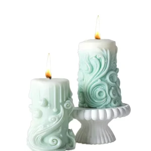 Wedding Candles Creative Spiral Scented Candle Handmade Modern Clean Burning Smokeless Dinner Candle