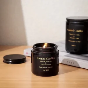 Wedding Gift Home Decor Luxurious Handmade Scented Candle Premium Aromatherapy Organic Soy Wax Long Lasting Relaxing Fragrance