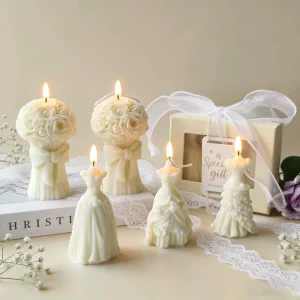 Wedding Scented Candles for Decor, Bridal Modeling, and Souvenirs