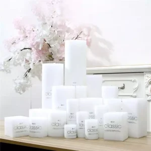 White Pillar Candles In Stock