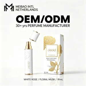 White Rose OEM Custom Logo Private Label 10ml Oriental Spicy Portable Women Perfume