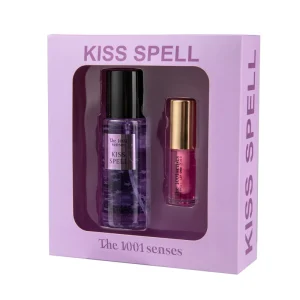 Women Fragrance Mist Classic Scent Gift Set 75ml Body Spray and 3.5g Lip Gloss