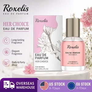 Women Magnolia Floral Eau De Parfum 30ml Long Lasting Portable Ladies Perfume