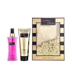 Women Perfume Gift Set Eco Friendly Long Lasting Floral Fruity Scent Body Lotion and Mist Spray