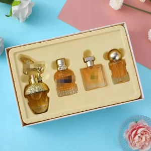 Women’s Four Piece Perfume Gift Box Musk Vanilla Lavender Orchid Frankincense Niche Eau De Toilette Set Regular Size