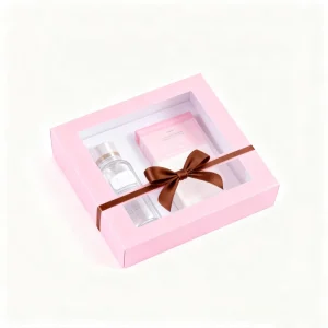 Women’s Long-Lasting Fragrance Body Spray in Recyclable Glossy Laminated Art Paper Gift Box with UV Coating for Essential Oils