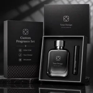 Women’s and Men’s Customized Luxury Mini Perfume Gift Set Boutique Retail Eau de Parfum Custom Packaging